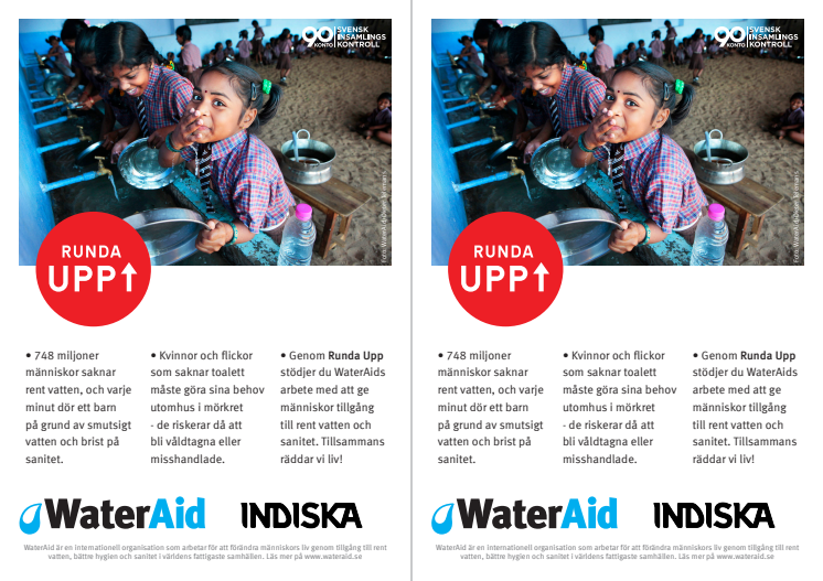 Runda Upp - INDISKA och WaterAid