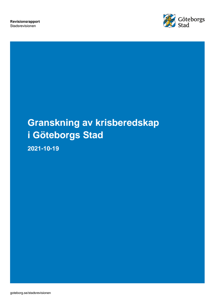 Revisionsrapport – Granskning av krisberedskap i Göteborgs Stad (2021-10-19).pdf