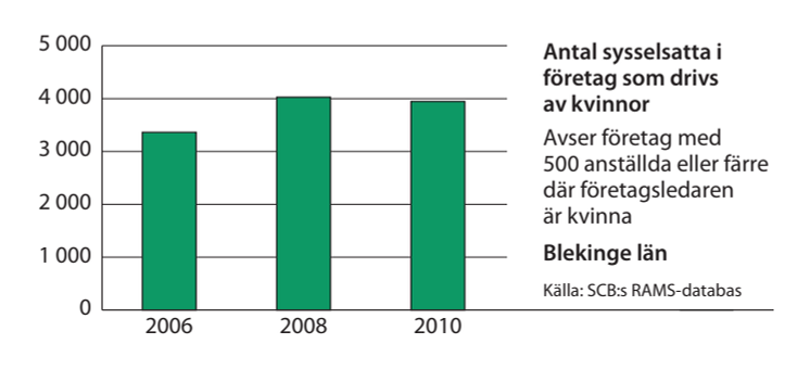 Blekinge sysselsättning