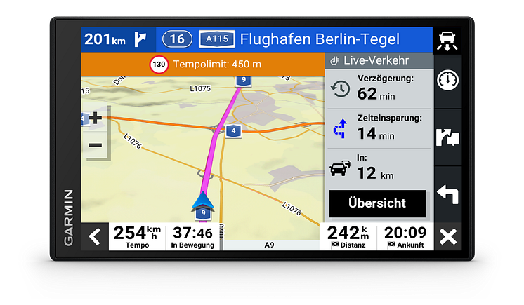 Garmin DriveSmart 76 Traffic Assistenz
