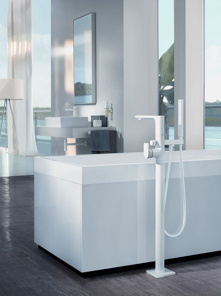 Villeroy & Boch badkarsblandare Cult i vitt