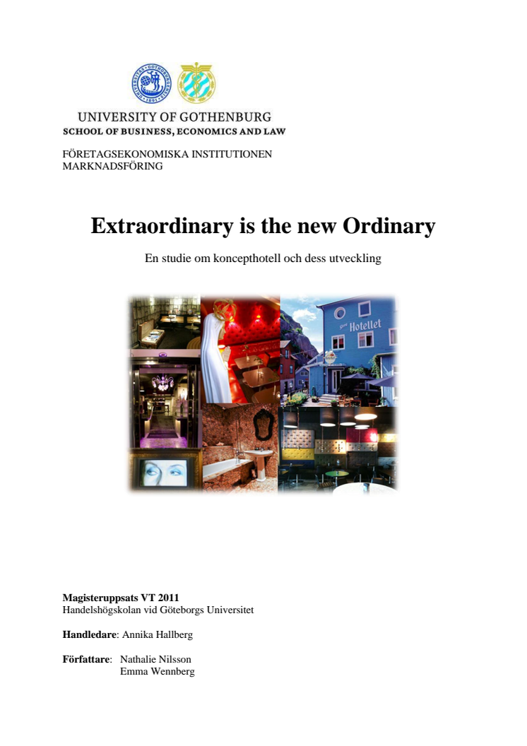 Extraordinary is the new Ordinary
