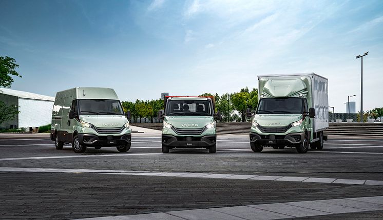 IVECO Daily MY24 three vehicles