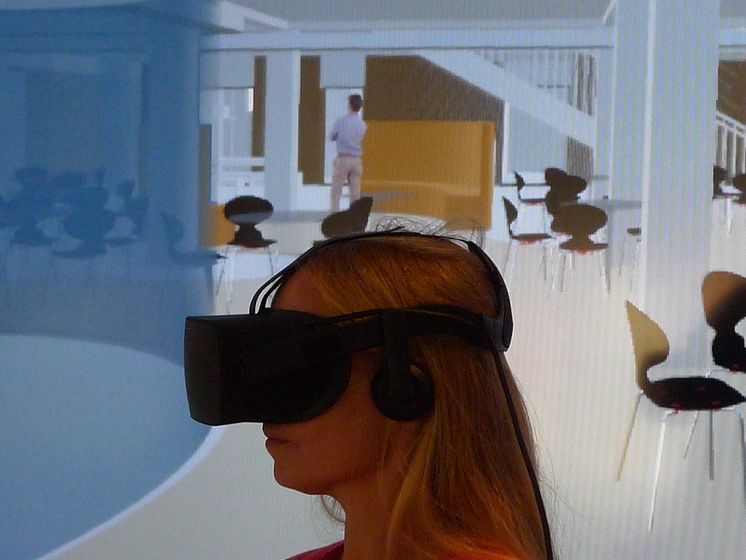 Arkitekt hos Statsbiblioteket Ulla Eltang Sylvestersen ser det kommende projekt med virtual reality