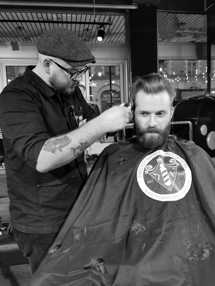 Richard Johansson, Honest Al's Barbershop, Stockholm