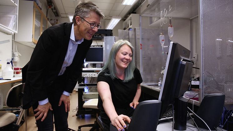 Fredrik Elinder och Malin Silverå Ejneby