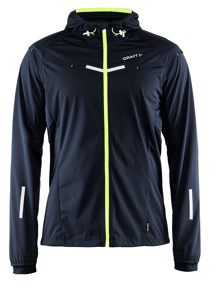 Weather jacket (men) i färgen black/flumino