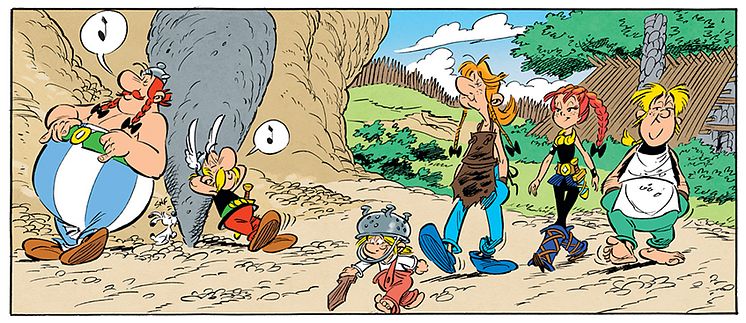 Serieruta från Asterix nr 38 – Vercingetorix dotter