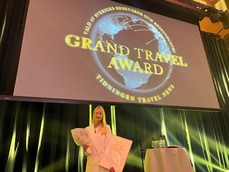 Grand Travel Award_ Head of Marketing Hotel Operations NCH Cecilia Flodin