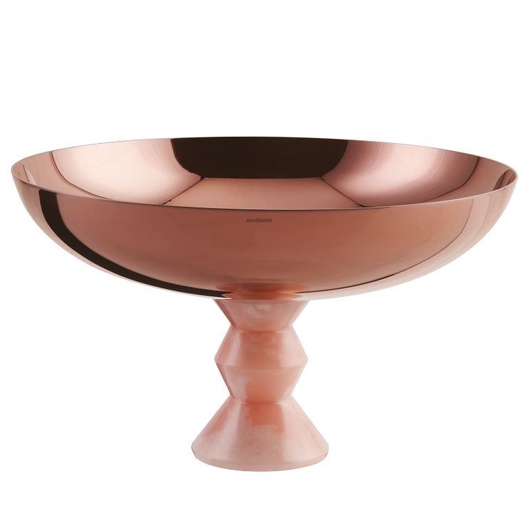 SBT_Madame_Cup_with_foot_26cm_PVD_Rum_Pink_Onyx_Resin