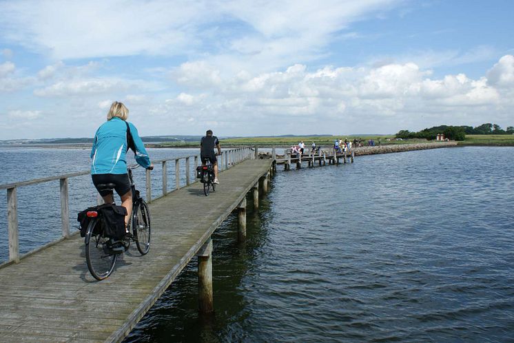 cyklister ved Alrø