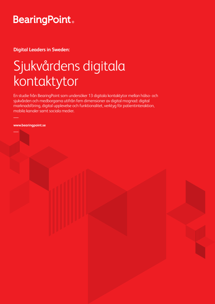 Sjukvårdens digitala kontaktytor