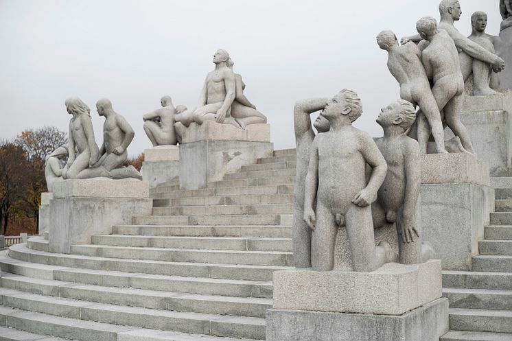 The Vigeland Park Granite groups by The Monolith