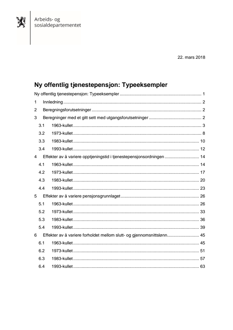 Typeeksempler OfTP 22.03.18 fra ASD