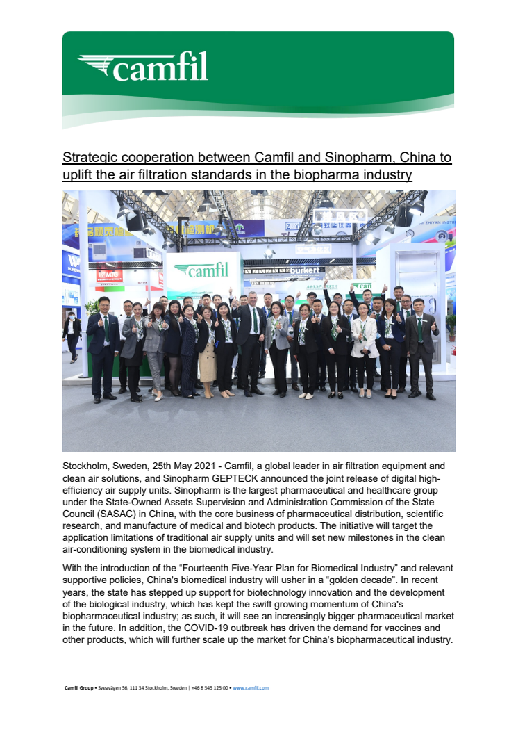 Camfil Sinopharm China join collaboration_press release.pdf