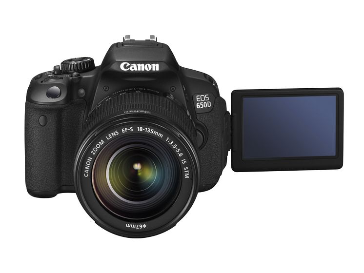 Canon EOS 650D skärm utfälld