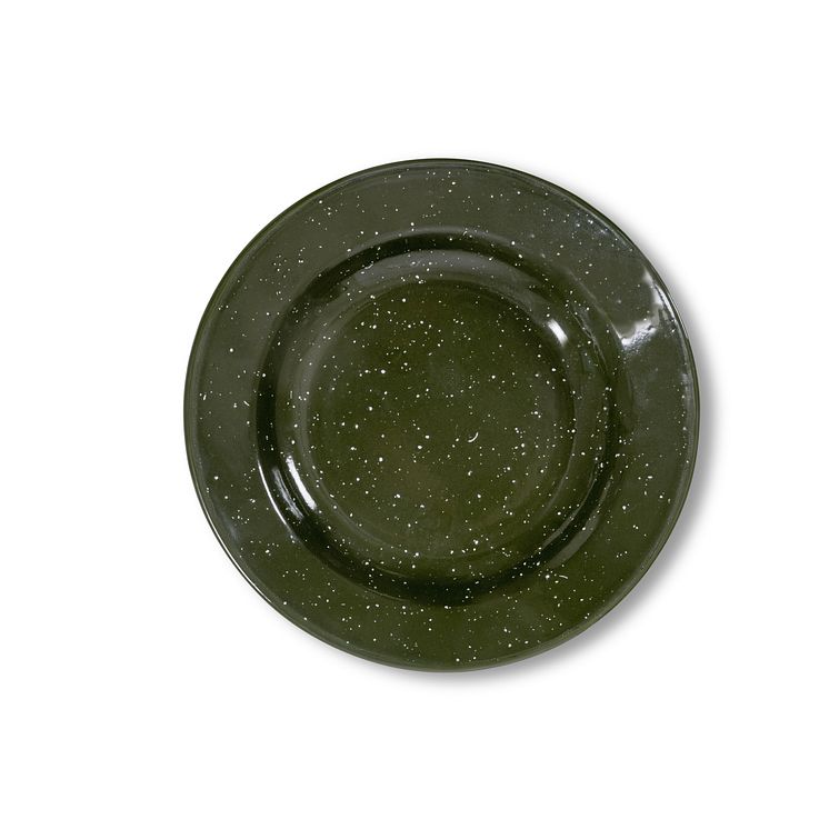 Doris enamel plate, green - sagaform SS22 - 5018214