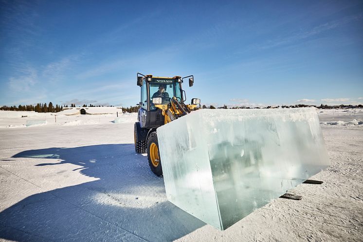 Volvo L20 Electric skördar is