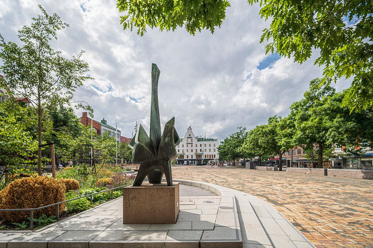 Stora torg i Eslöv nominerat till årets landsskapsarkitekturpris