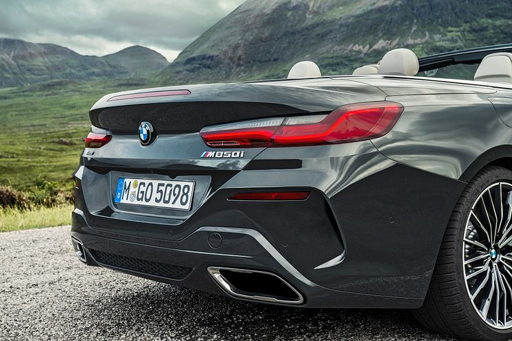 BMW 8-sarjan Cabrio, perä