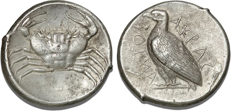 Sicily, Akragas, Tetradrachm circa 460 BC