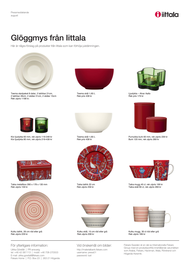 Iittala bjuder in till glöggmys