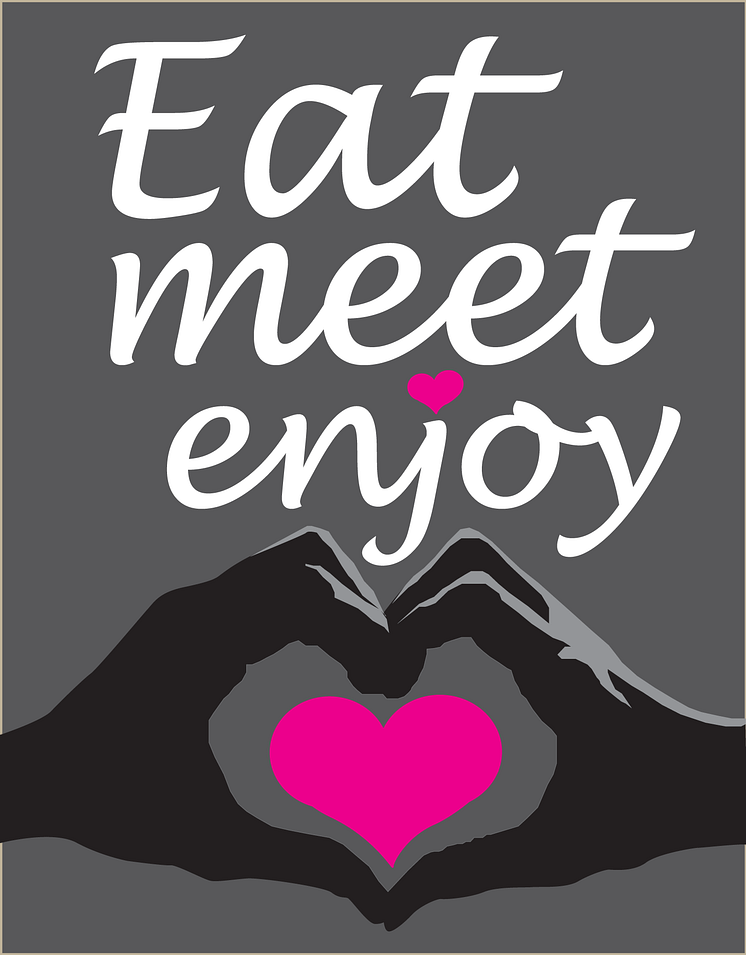 Eat meet enjoy