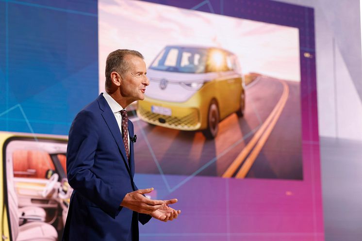 Herbert Diess vid VW AG-s årsstämma 2022.