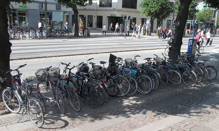 Trafik i stan Göteborg stad cyklar Dooman Teknik