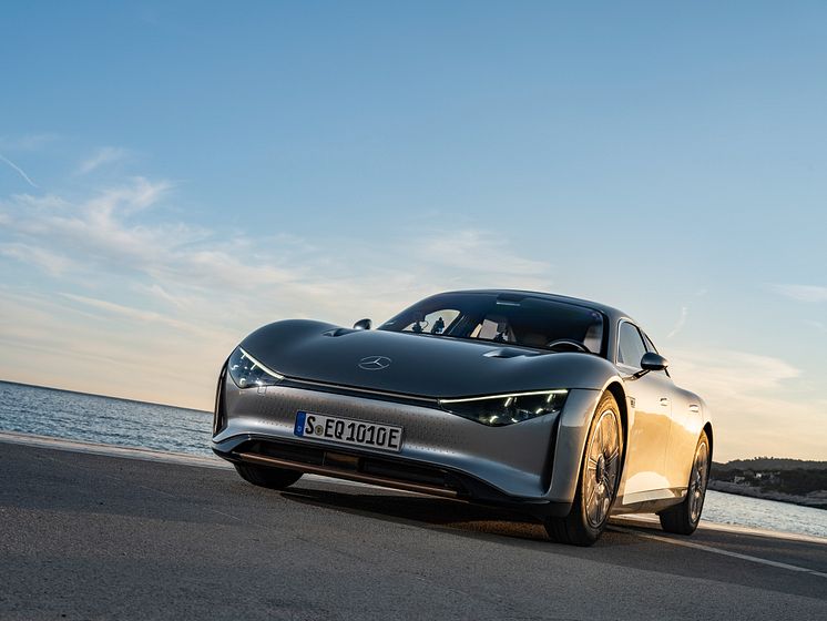 Mercedes-Benz VISION EQXX slog rekord i energieffektivitet