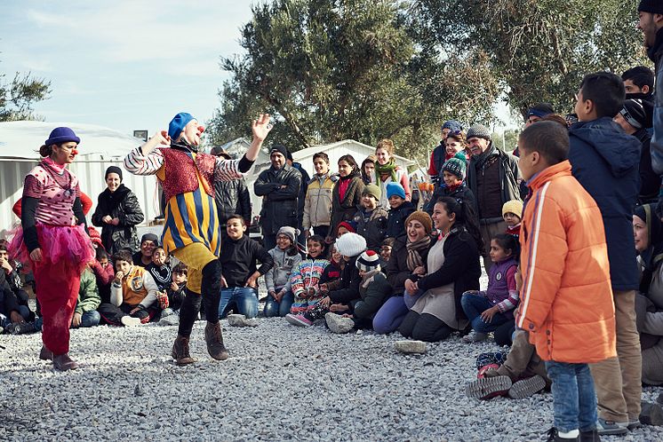 Clowner utan Gränser i Grekland