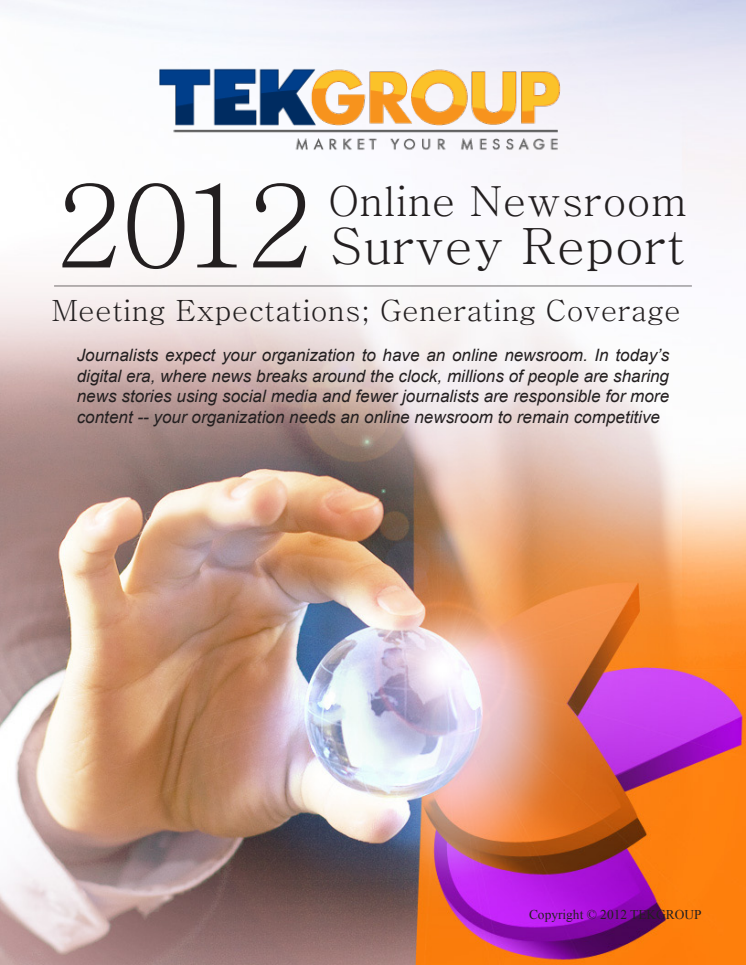 TEKGROUP's 2012 Online Newsroom Survey