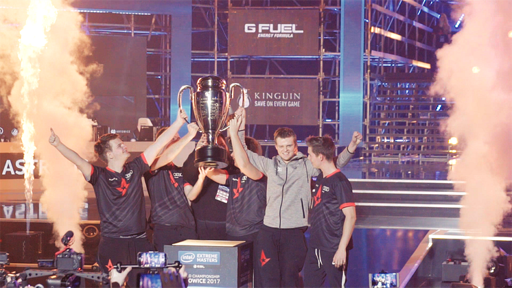 Astralis ved Intel Extreme Masters i Katowice, Polen (foto RFRSH.net)