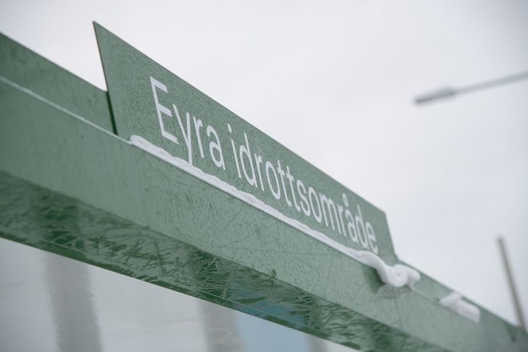 Hållplats Eyra idrottsområde