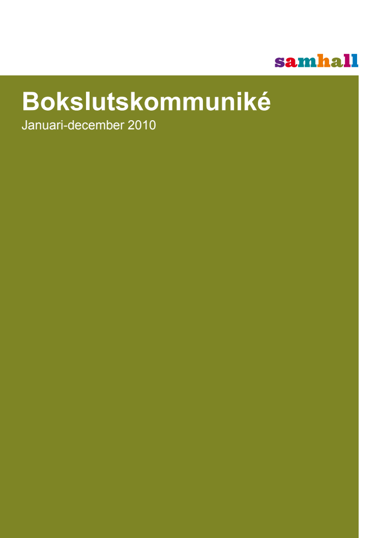 Kvartalsrapport Q4-2010