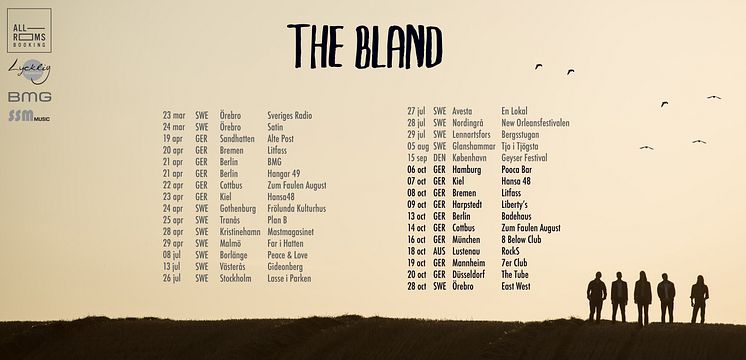 The Bland - Tourposter 