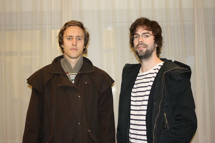 Jonas Berg och Benjamin Holmström