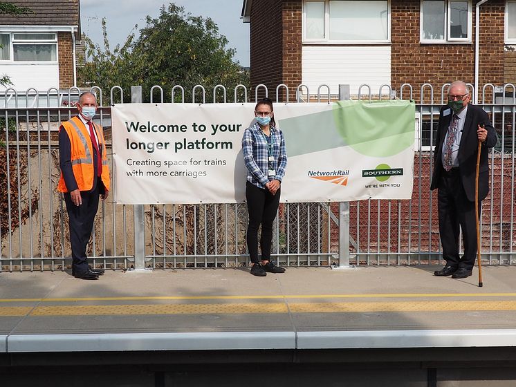 Longer platforms at three Sussex stations