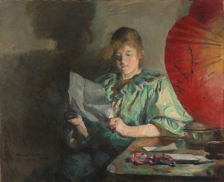 Harriet Backer, «Evening, Interior», 1896