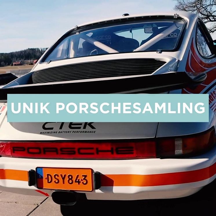 Unik Porschesamling ute på auktion