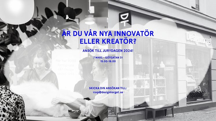 ÄR DU VÅR NYA INNOVATÖR ELLER KREATÖR