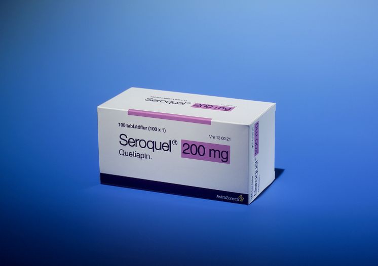 Seroquel 200 mg, förpackning