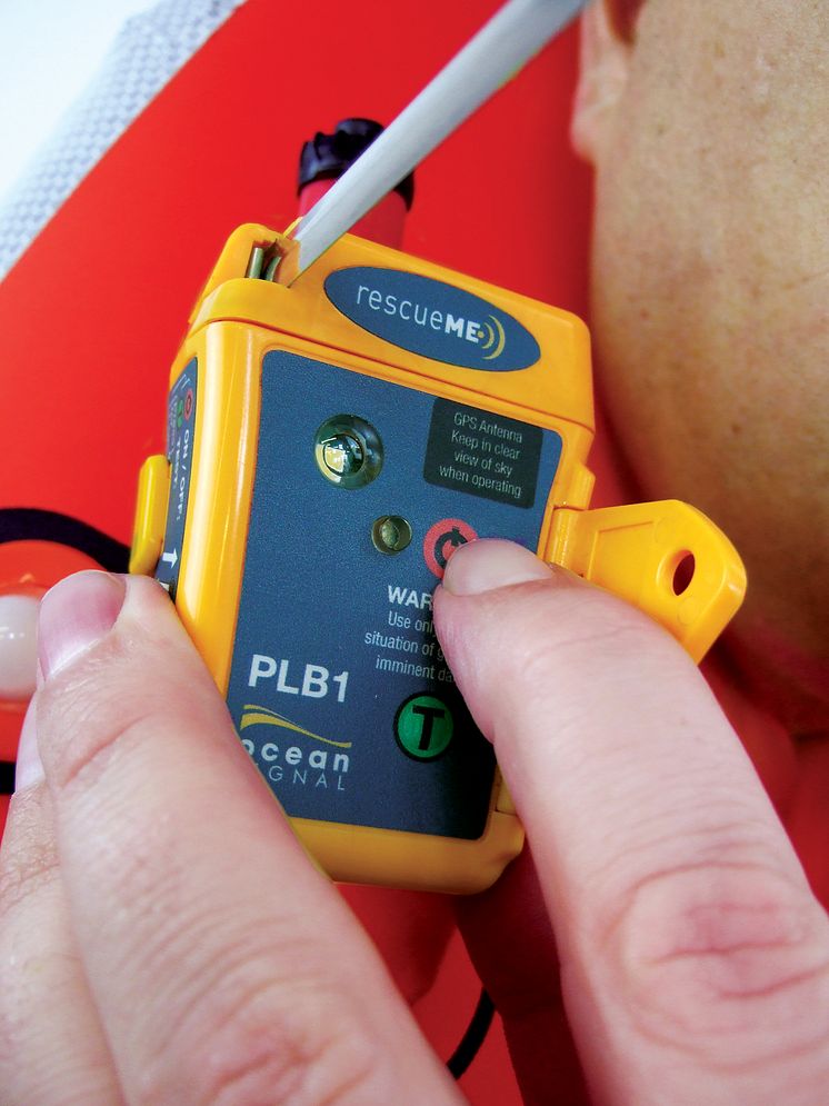 Ocean Signal rescueME PLB1 - one hand operation