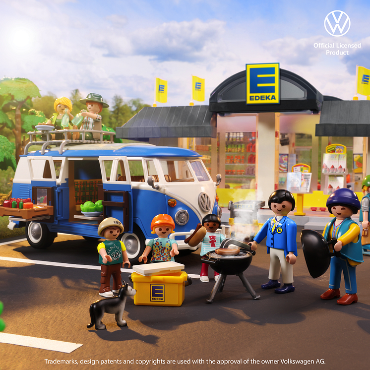 PLAYMOBIL_Edeka, Marktkauf und Netto_Grillabenteuer