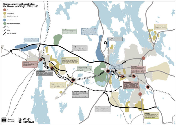 Alvesta och Växjö kommun sätter gemensam utvecklingsstrategi