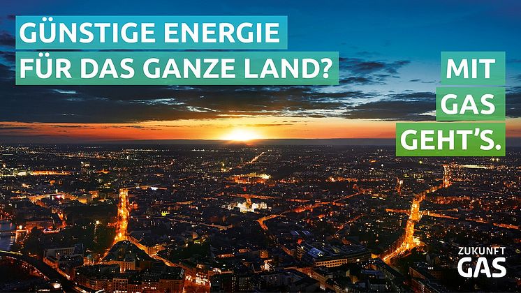 Günstige Energie für das ganze Land? Mit Gas geht's!