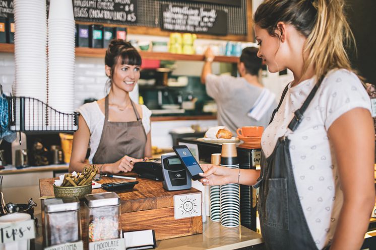 Mobiles Bezahlen im Kaffeehaus