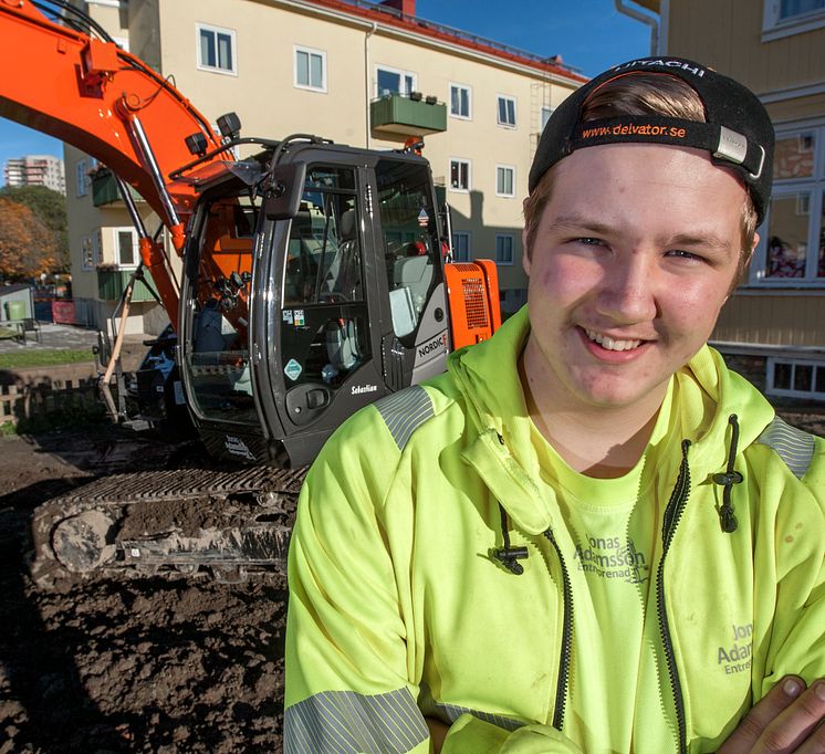 Ung kille med bra maskin ger lyckad rekrytering