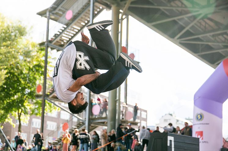 Parkour framåtvolt