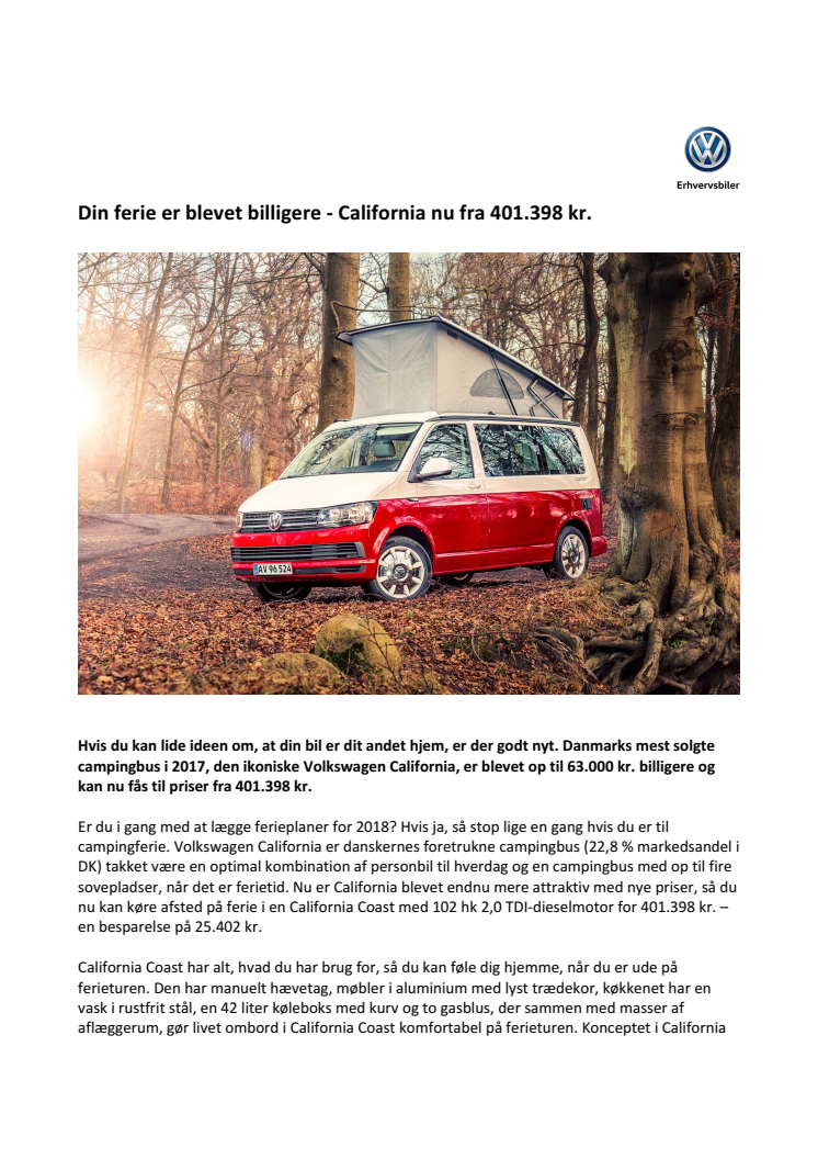 Din ferie er blevet billigere - California nu fra 401.398 kr.